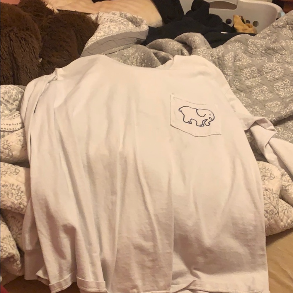 Long sleeve white ivory ella shirt!